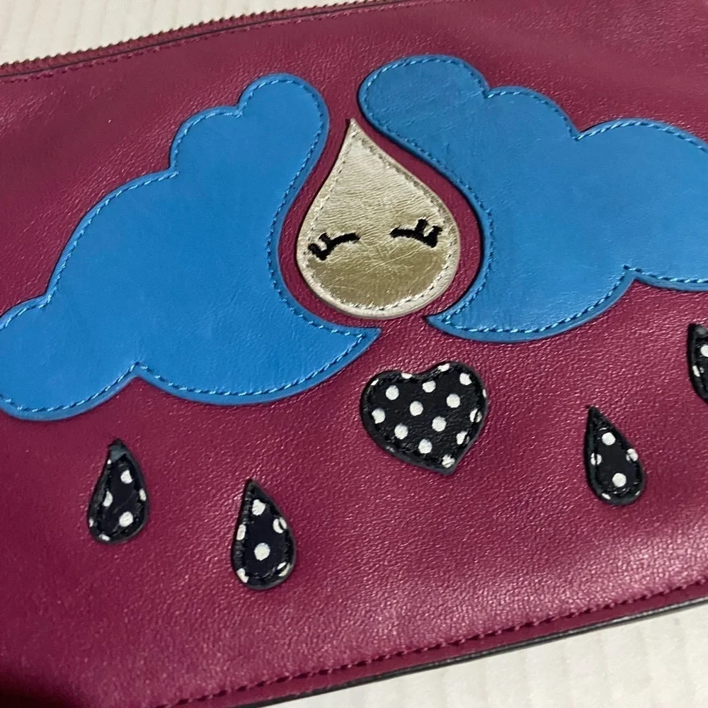 Miss Albright Pink and Blue Clutch